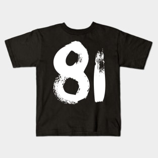 Number 81 Kids T-Shirt